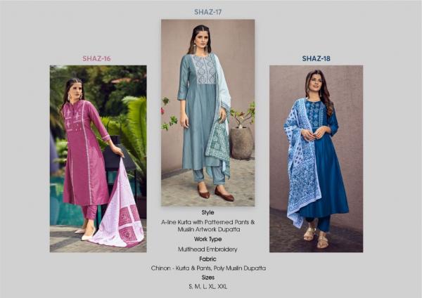 Shichi Aza Designer Festive Wear Readymade Salwar 